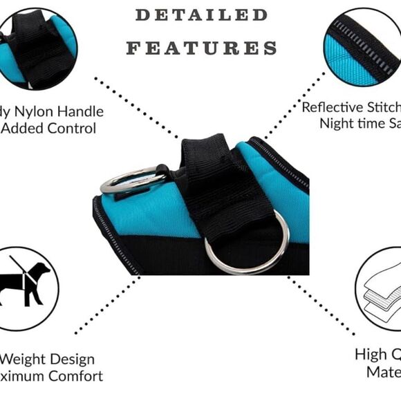 ShawnCo Essential Dog Harness, No-Pull, No Choke, Reflective, Adjustable Medium - Picture 7 of 8